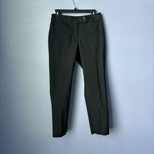 Women's Talbots Straight Leg Trousers Petite 6P Dark Navy Blue Dress Pants 6P